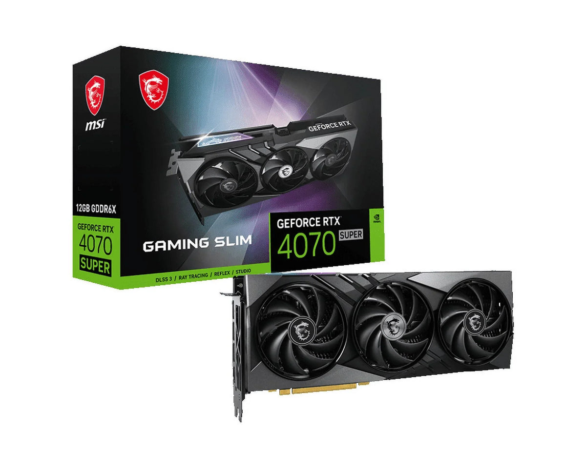 GeForce  4070  12G   Graphics Card, 12GB , - Gen 4,  x 3,  x 1, with  3, Slim Design