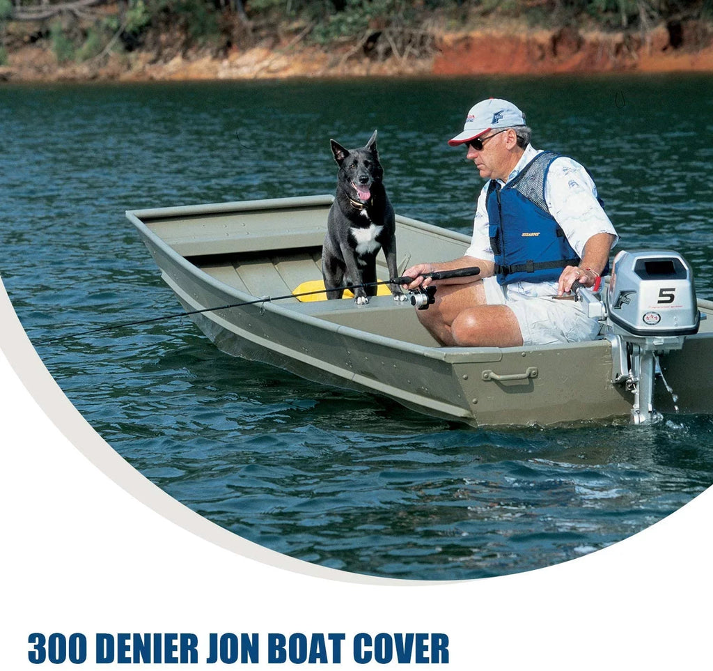 Goodsmann Jon Boat Covers Silvery Gray Water Resistant Trailerable 9921-0152-21( , 12' , 56" )