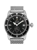 Breitling SuperOcean Heritage 38mm Steel Black Dial Mens Watch -