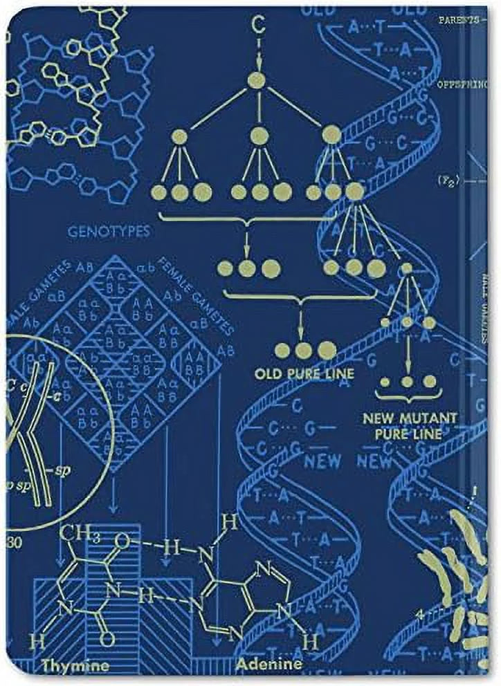 Genetics &  Notebook. (Mini Hardshield, Dot Grid Pages, 100% Recycled)
