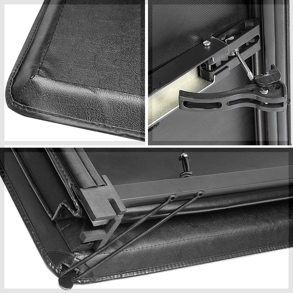 Short Bed Tonneau Cover 5.7Ft Soft Tri-Fold Fleetside for 09-21 Ram 1500/2500 Fits select: 2009,2011-2012   1500