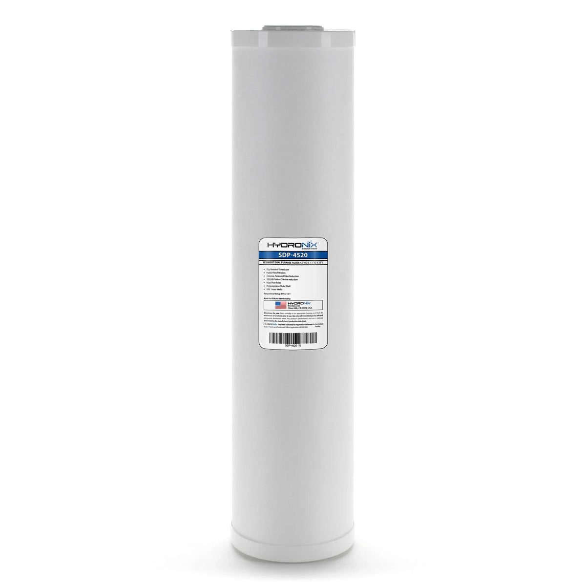 Hydronix Radial Flow Carbon Filter - 4.5" x 20" Compatible to -