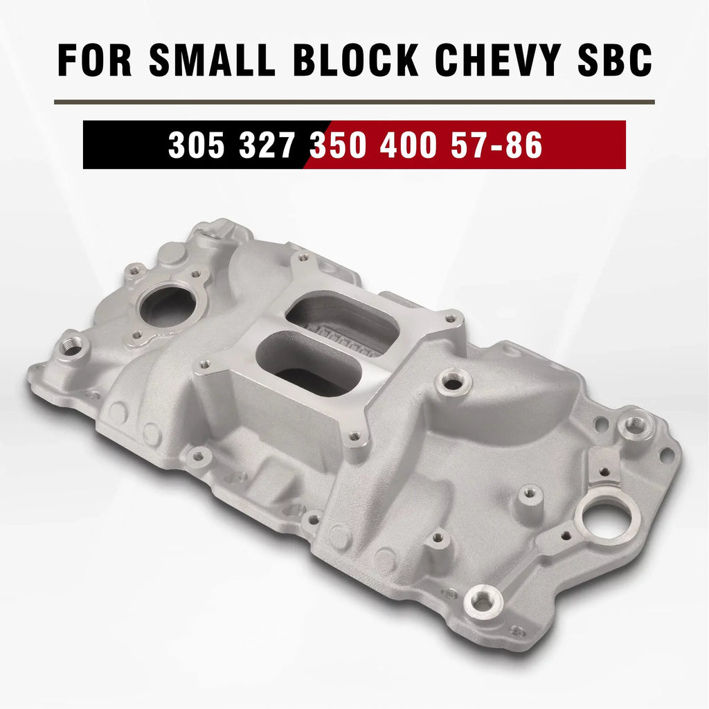 Small Block Chevy  305 327 350 400 1957-1986 Intake Manifold Dual Plane Aluminum