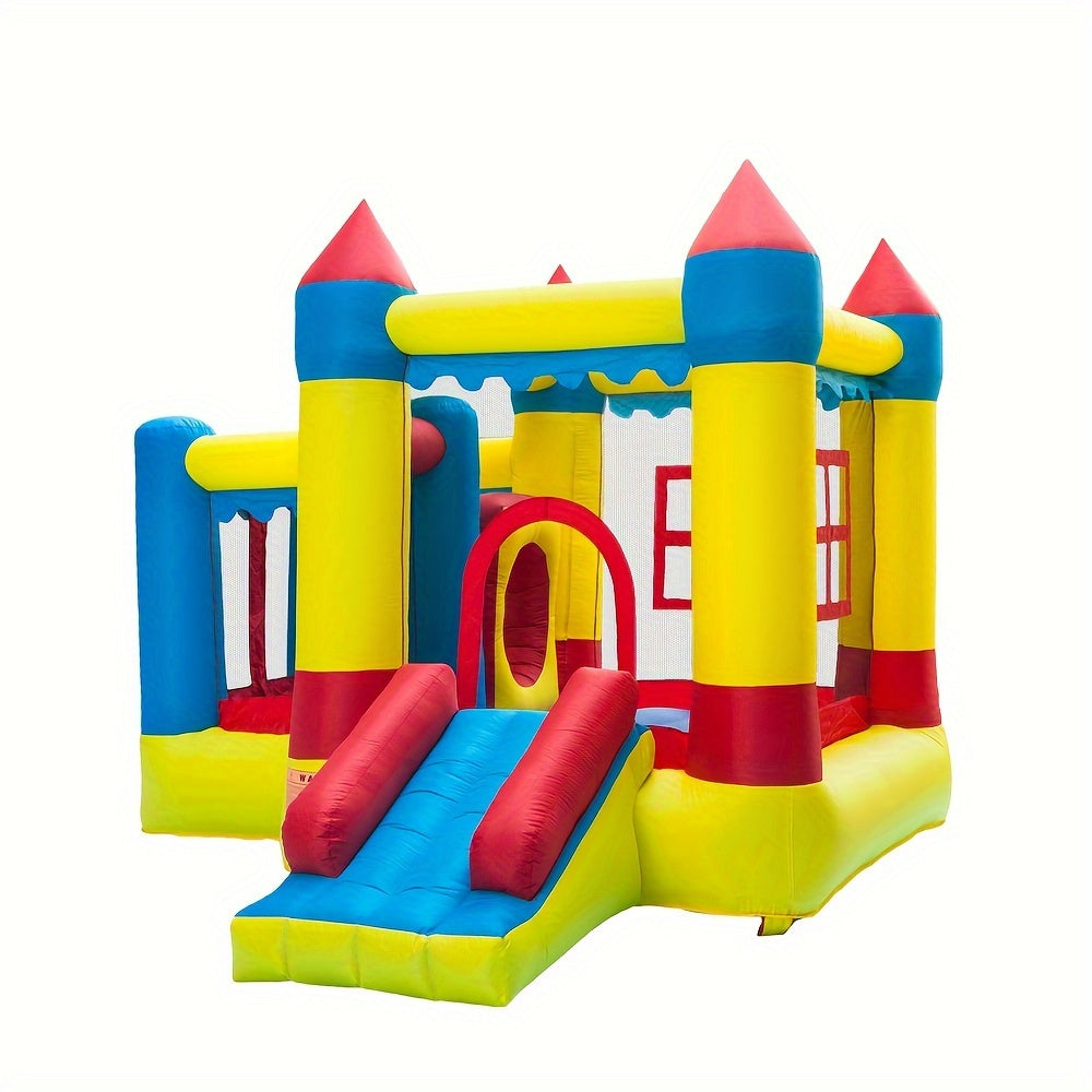 3.2*3*2.5m 420D Thick Oxford Cloth Inflatable Bounce House Castle Ball Pit Jumper Play Castle Multicolor