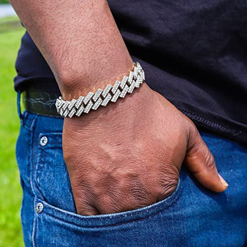 Charles Raymond Iced Out Mens Color on Blast Watch Single or Combo Sets with Blinged Out Bracelets Set. Iced Out Colourful Rainbow Flame Collection (- )