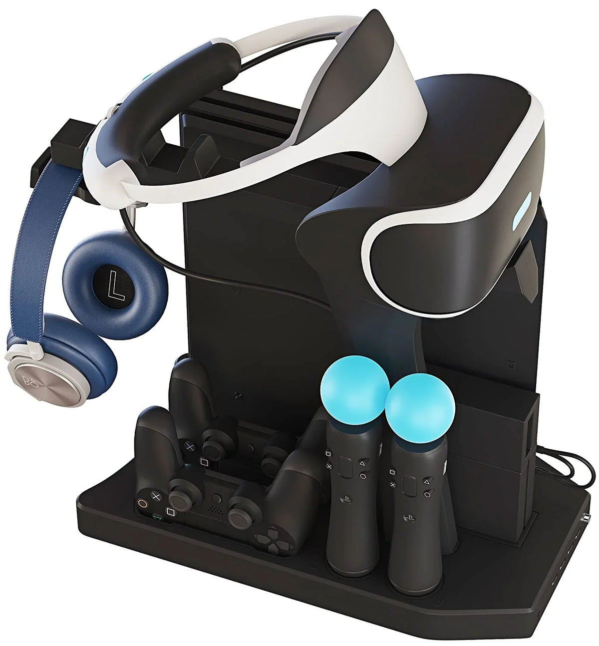 Skywin  Charging Display Stand - Showcase, Cool, Charge, and Display your   - Playstation 4 Vertical Stand, Fan, Con