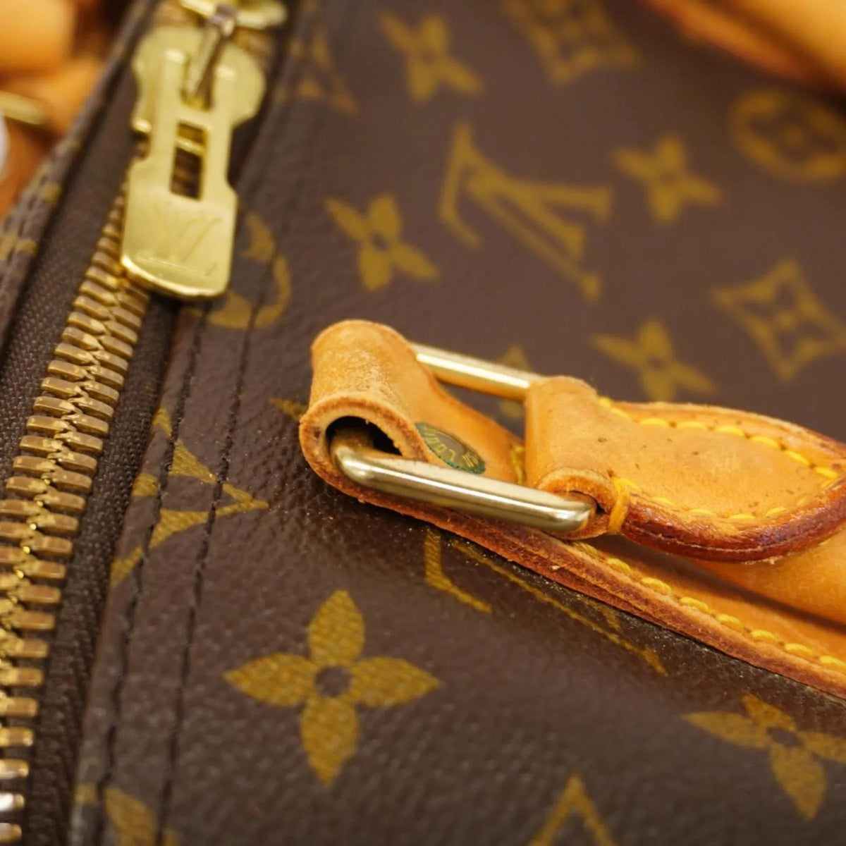 Pre-Owned Louis Vuitton Boston Bag Monogram Keepall 55  Brown Men's Women's (Good)