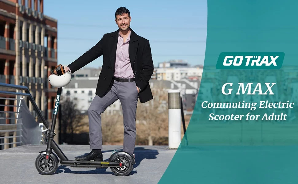 Electric Scooter for Adults, 10" Honeycamb Tire, Max 42 mile & 20 mph by 500W Motor, Folding Electric Scooter for Commute