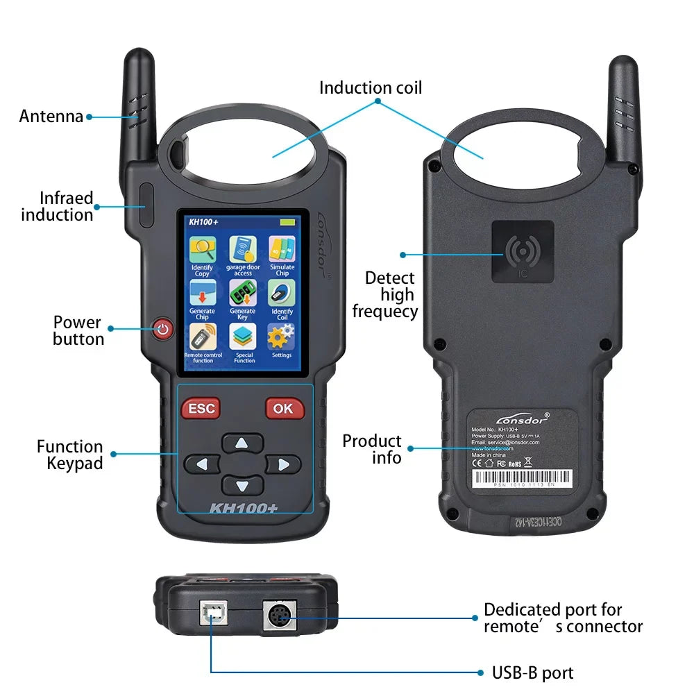 Lonsdor + Remote Auto Key Programmer