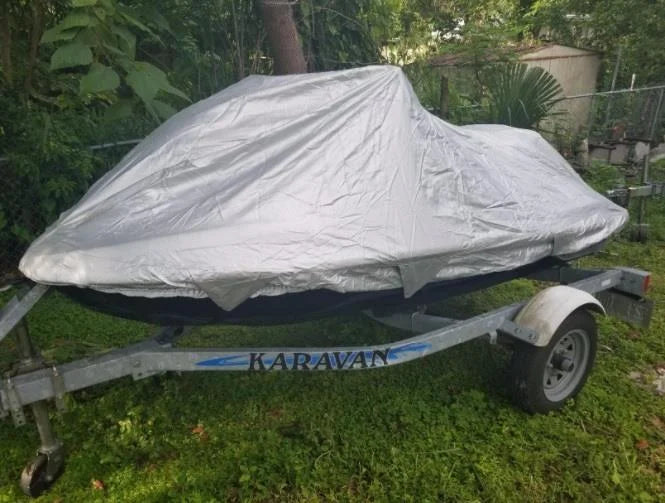 Reflective, Travel, Storage and Mooring Watercraft  Jet Ski Cover for Tigershark by Arctic Cat  640L 1998 1999