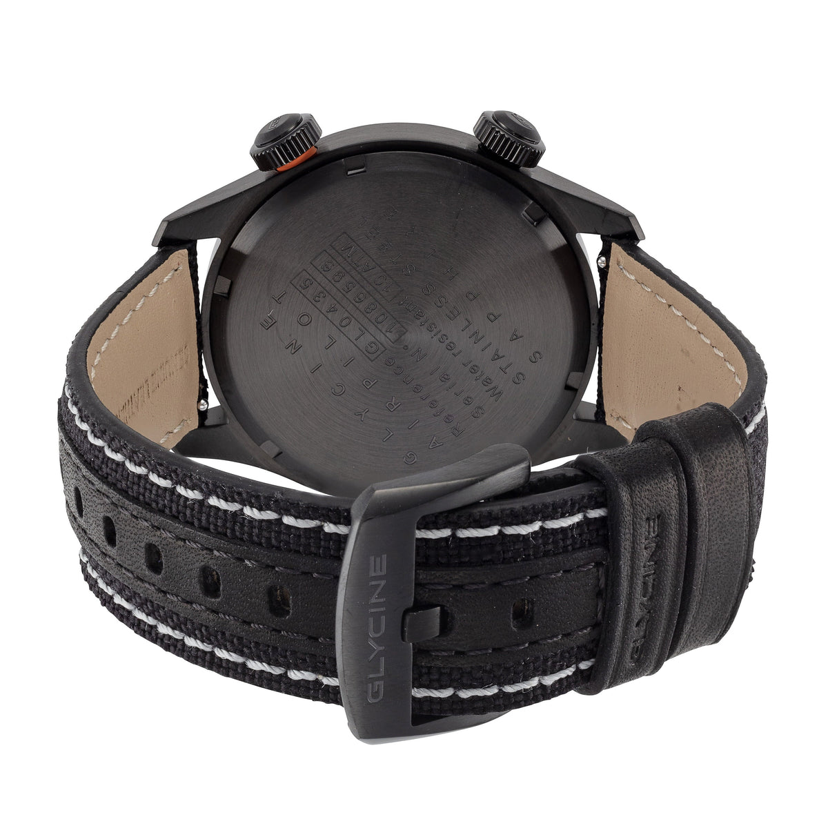 Glycine Airpilot  44 Quartz Black Dial Men's Watch