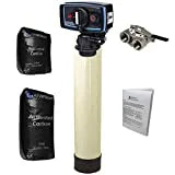 Carbon tank Filter .5-56 Carbon Tank System Whole House 1.5 cu. ft. Fleck 5600 Filter Valve, 1 Count Pack of 1, Black