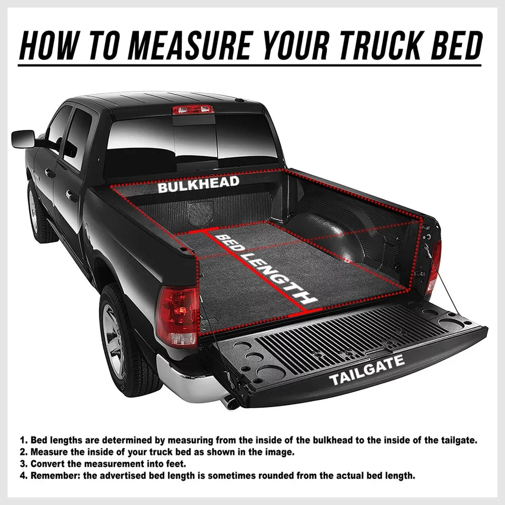 Short Bed Tonneau Cover 5.7Ft Soft Tri-Fold Fleetside for 09-21 Ram 1500/2500 Fits select: 2009,2011-2012   1500