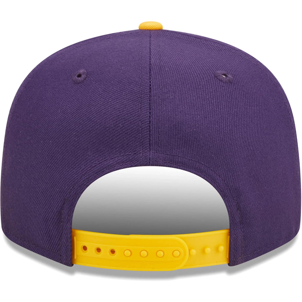 Men's New Era White/Purple  Tigers Retro Sport 9FIFTY Snapback Hat -