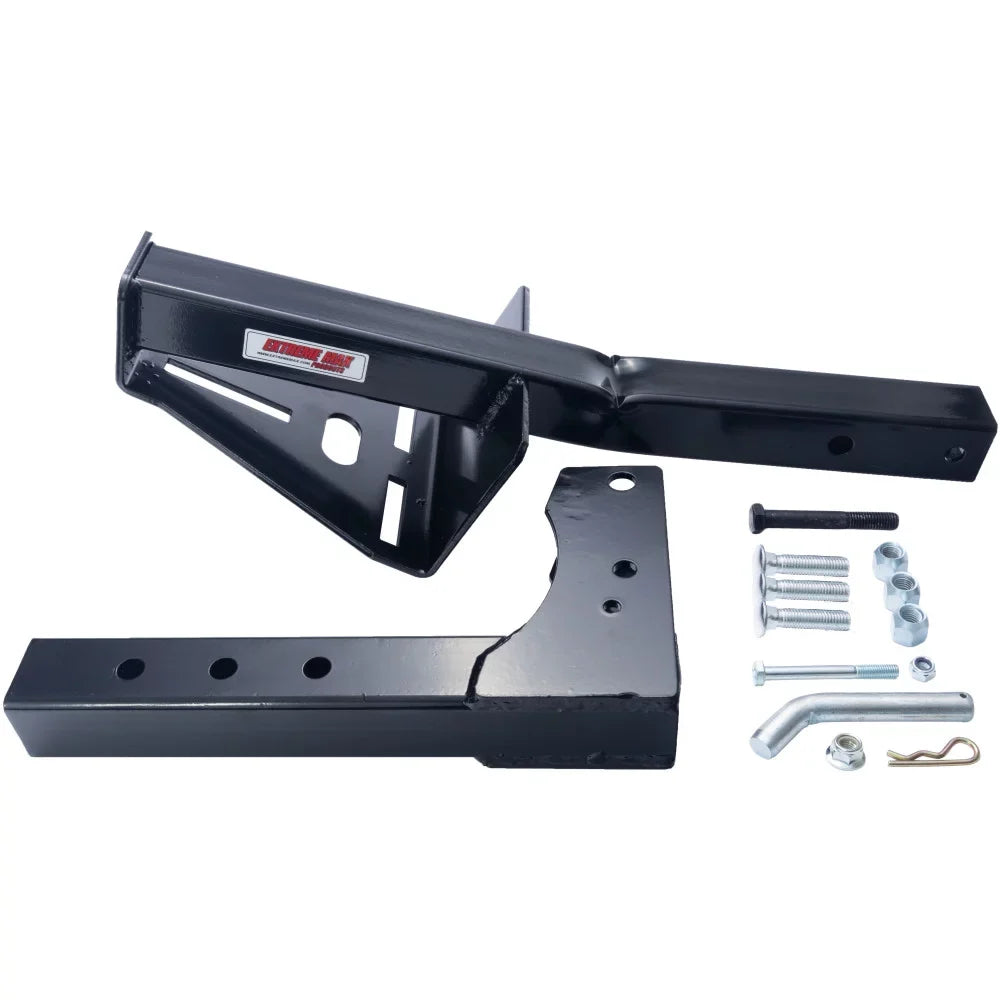 Extreme Max 5001.5831 Pivoting Fold Down Hitch Mount Spare Tire Carrier for 2" Receivers