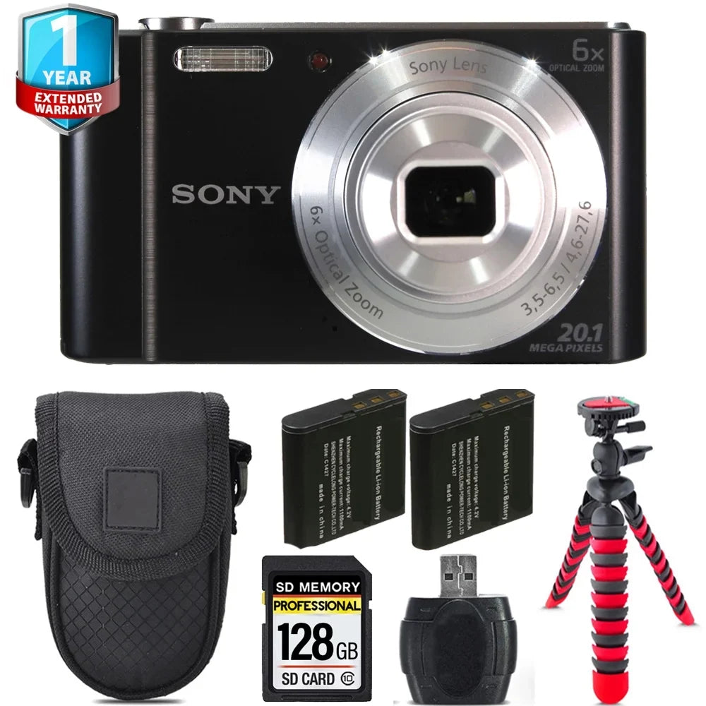 Sony Cyber-shot - Digital Camera + Extra Battery +1 Yr Warranty + Case -128GB