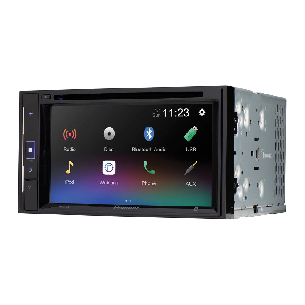 Pioneer 6.2  inch Resistive Touchscreen Back Up Camera Ready -  Receiver - Black
