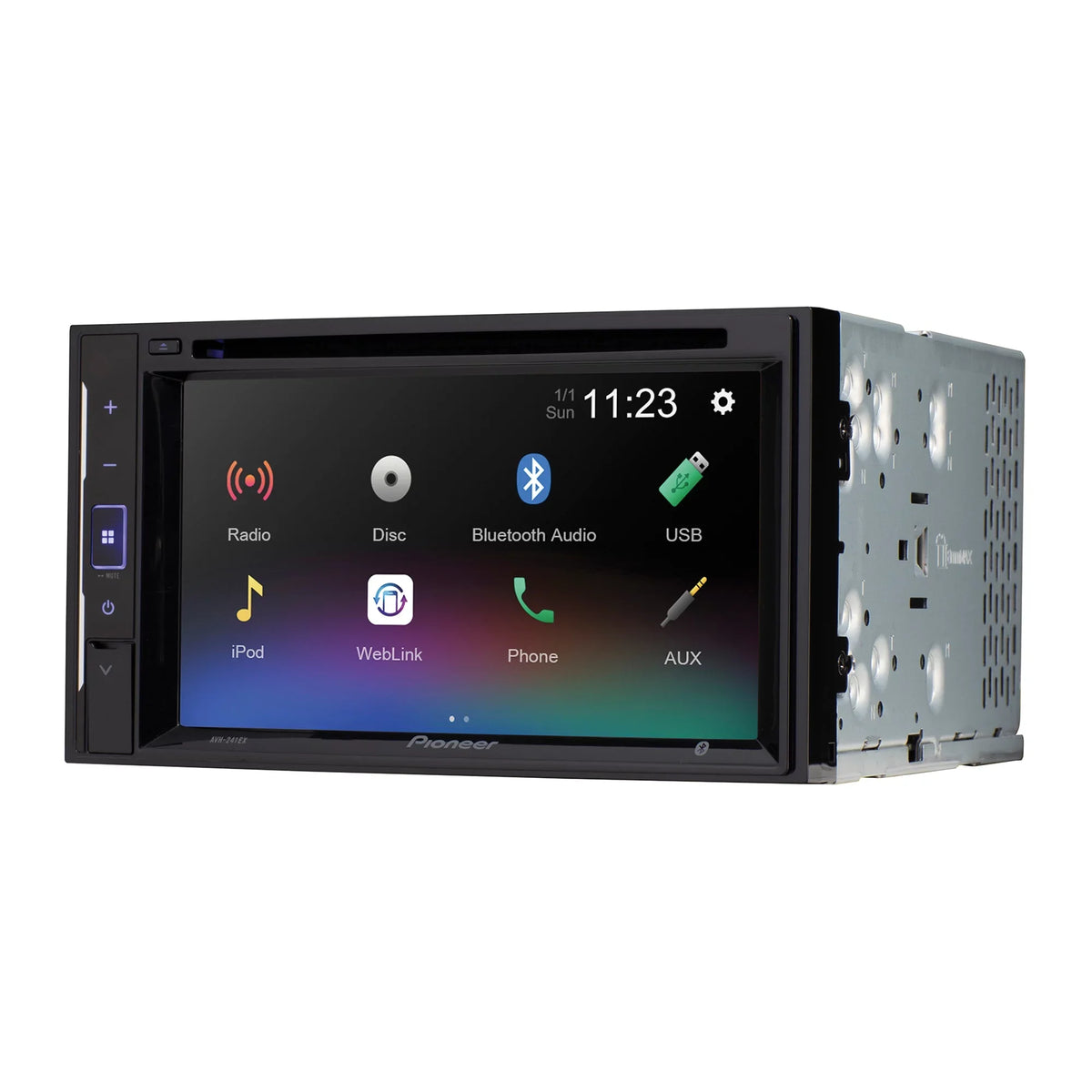 Pioneer 6.2  inch Resistive Touchscreen Back Up Camera Ready -  Receiver - Black