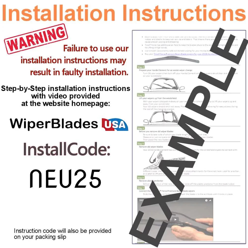 2019 Cadillac  Premium Performance Beam Wipers (Set of 3) w/Rear Wiper