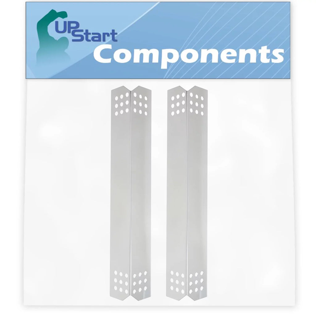 2-Pack  Grill Heat Shield Plate Tent Replacement Parts for Nex 720-0720 - Compatible Barbeque Stainless Steel Flame Tamer, Guard, Deflector, Flavorizer Bar, Vaporizer Bar, Burner Cover 16 1/8"