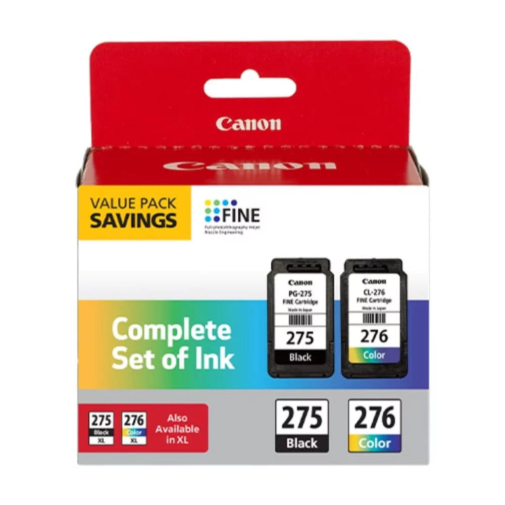 Canon Orginal -275/-276 Value Pack Complete Set of Ink, Fully Compatible for -275XL and -276