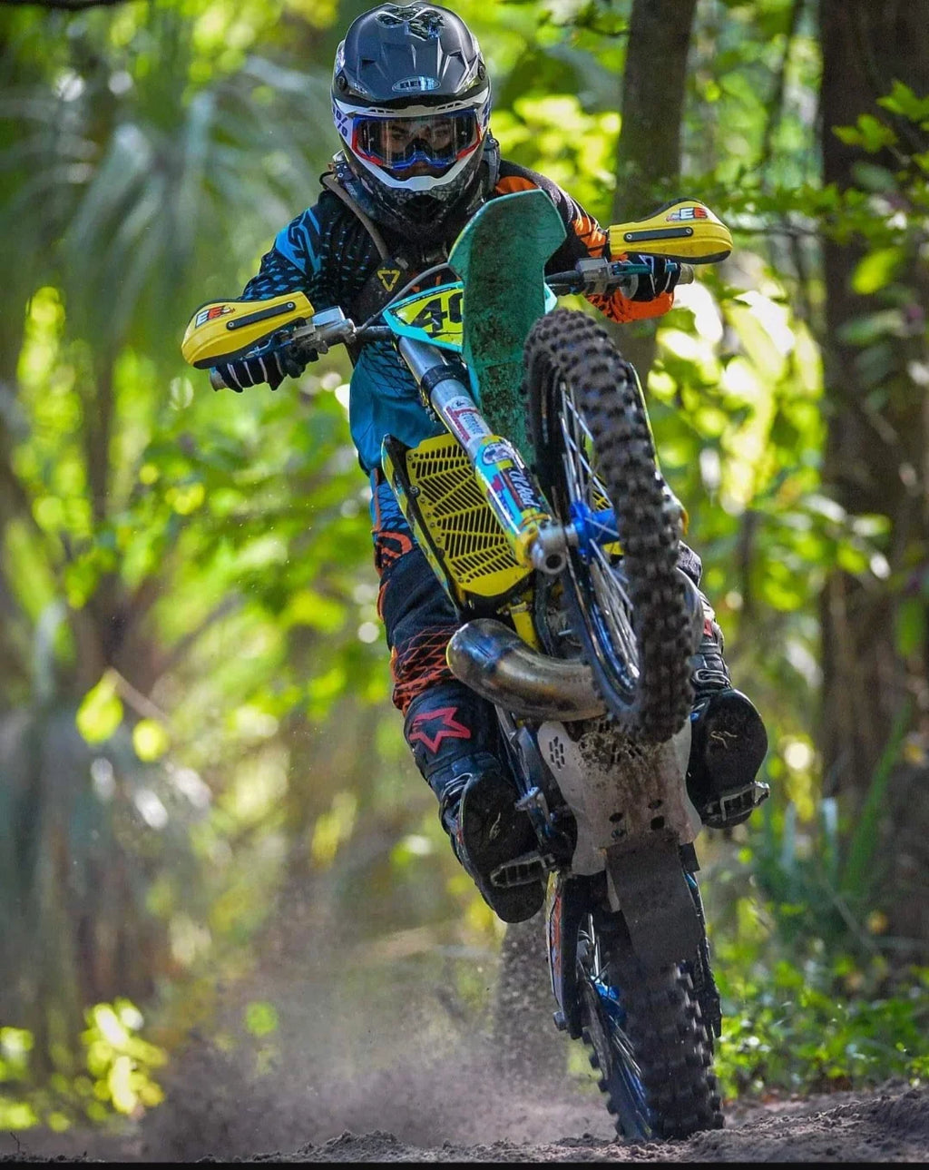 Enduro Engineering Custom Blue Radiator Guards Billet for 16-21 /Husqvarna