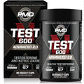 Sports -Test 600 Advanced Testosterone Booster for Men - Strong and Powerful With Testofen - Training And Bodybuilding - Lean Muscle Growth And Strength Gains - Test Boost (90 Veggie-Caps))
