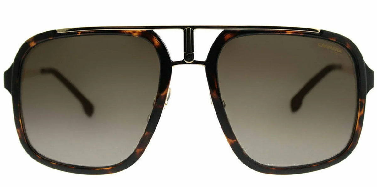 Carrera Men's Havana/Gold-Tone Navigator Sunglasses - -02IK-