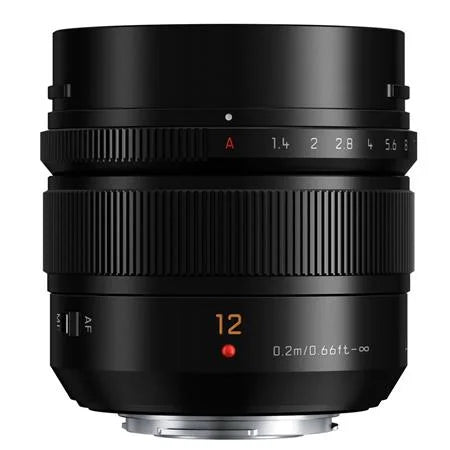 Lumix  Leica  Summilux 12mm f/1.4 Aspherical Lens for Micro Four Thirds, Black