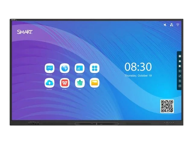 Board - - 65" Diagonal Class  () Series -backlit  display - interactive - with whiteboard and touchscreen (multi touch) - Android - 4K  (2160p) 3840 x 2160 - black