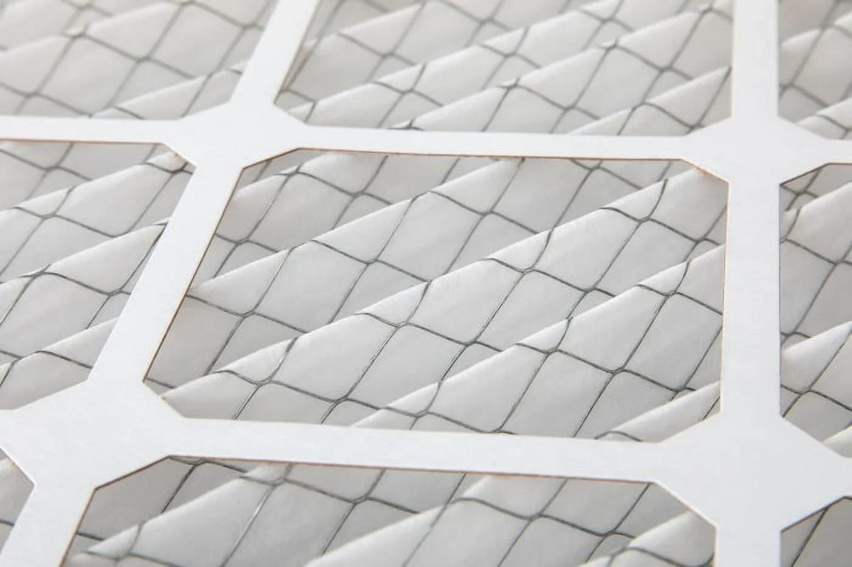 6 Pack of 15x20x1  13 Pleated Air Filters by Glasfloss. Actual Size: 14-1/2 x 19-1/2 x 7/8