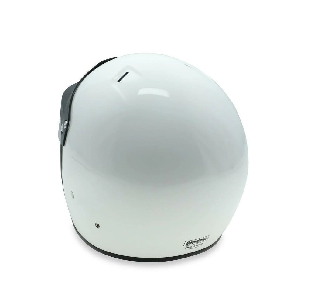 RaceQuip® 256115RQP  Racing Helmet - Open Face - Snell  - White - Large