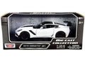 2019 Chevy Corvette , White - Motor Max 79356WH - 1/24 scale Diecast Model Toy Car