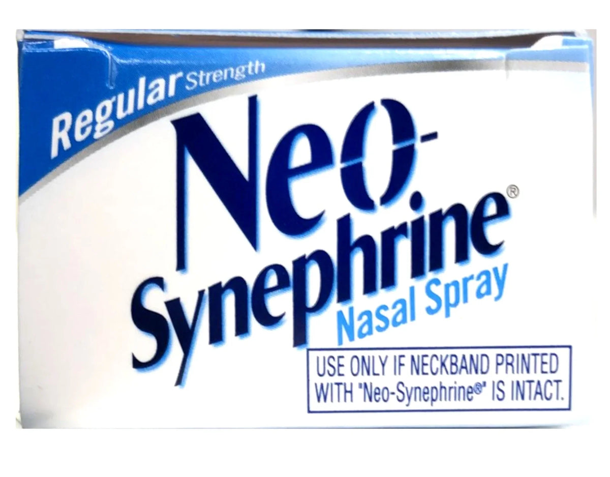 Neo-Synephrine Nasal 0.5% Regular Strength Spray, 0.5 Oz, 6 Pack