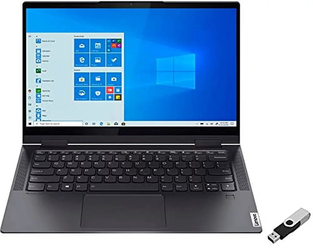 2022  Yoga 7i 2-in-1 Laptop 14 inch  Touchscreen Intel  Platform 11th Core i7-1165G7 Iris Xe Graphics 12GB  512GB  - 6 Thunderbolt 4.0 Backlit  with Fingerprint Windows 10