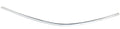 Bumper Trim Compatible With 2012-2014 Mercedes Benz   Rear, Left Driver Side, Outer Chrome