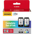 Canon Orginal -275/-276 Value Pack Complete Set of Ink, Fully Compatible for -275XL and -276
