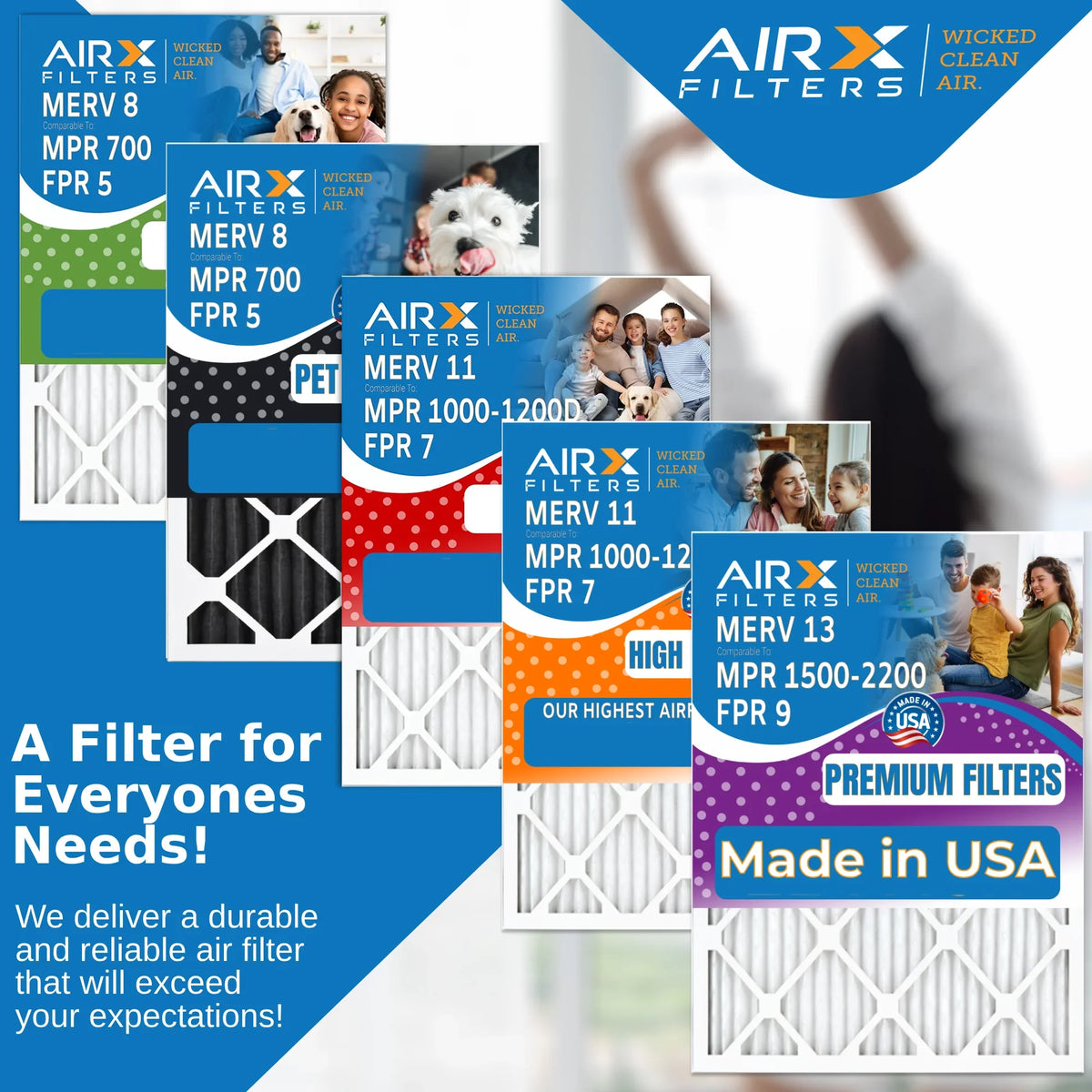 20x25x5 Air Filter  8 Comparable to  700 &  5 Compatible with Honeywell  Premium  Made 20x25x5 Furnace Filter 1 Single Filter by     .