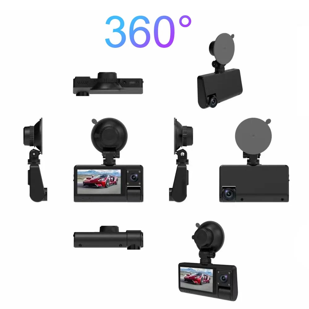 Walmeck Dash Cam, Car Camera Recorder with Touched Screen Mirror,  Interconnection for Enhanced Auto Safety Monitoring
