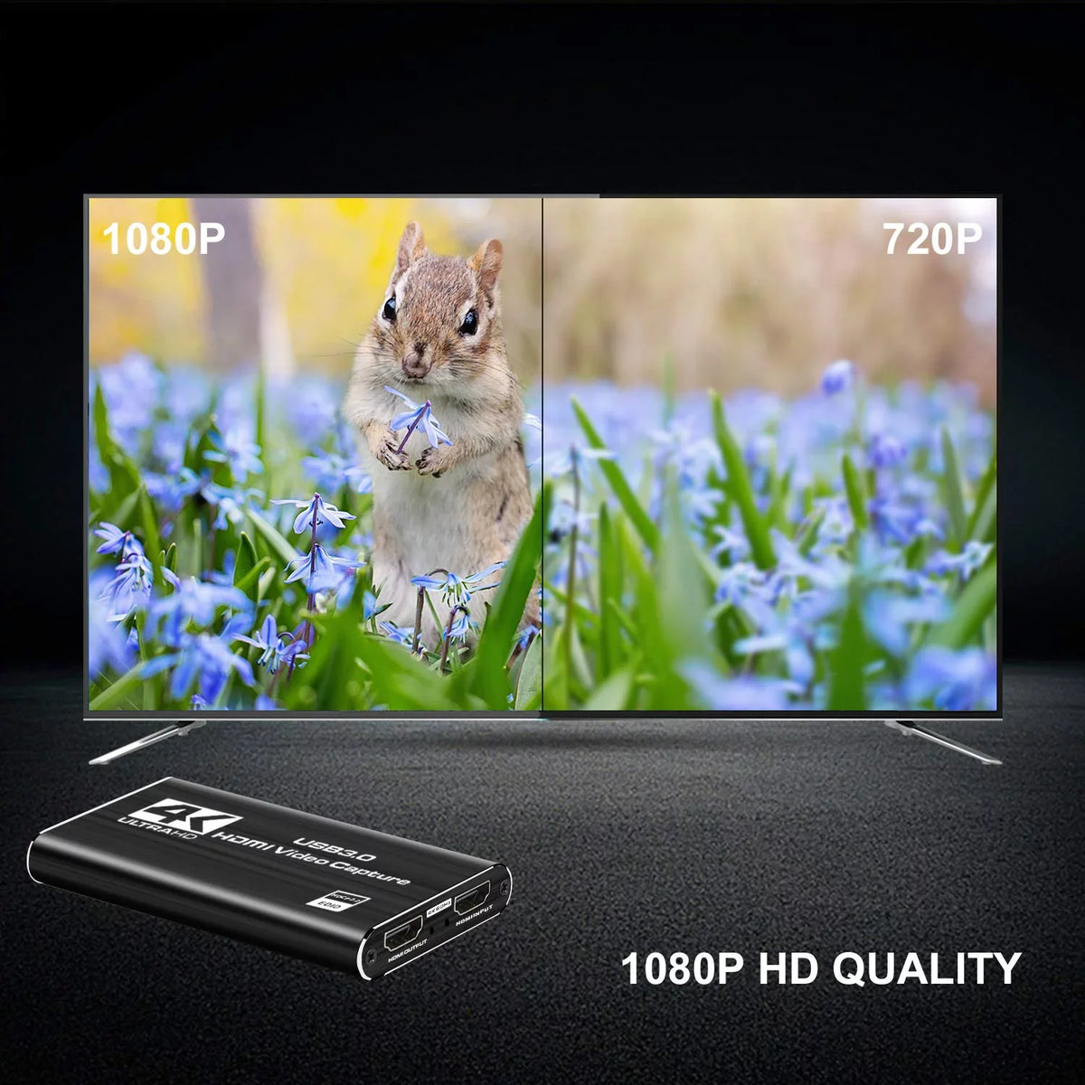 Video Capture Card,  to .0 4K 60HZ Game Capture Device Support Windows Linux   System  YouTube Twitch Streaming and Recording for  Xbox One Game Use