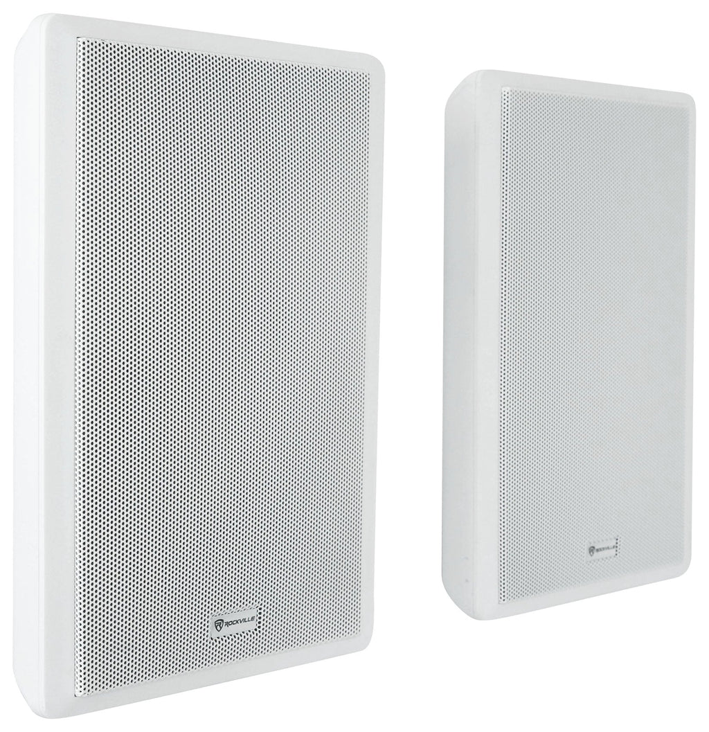 6-Zone Amp+4  White Pendant+6 Slim White Wall Speakers 4 Restaurant/Bar/Cafe