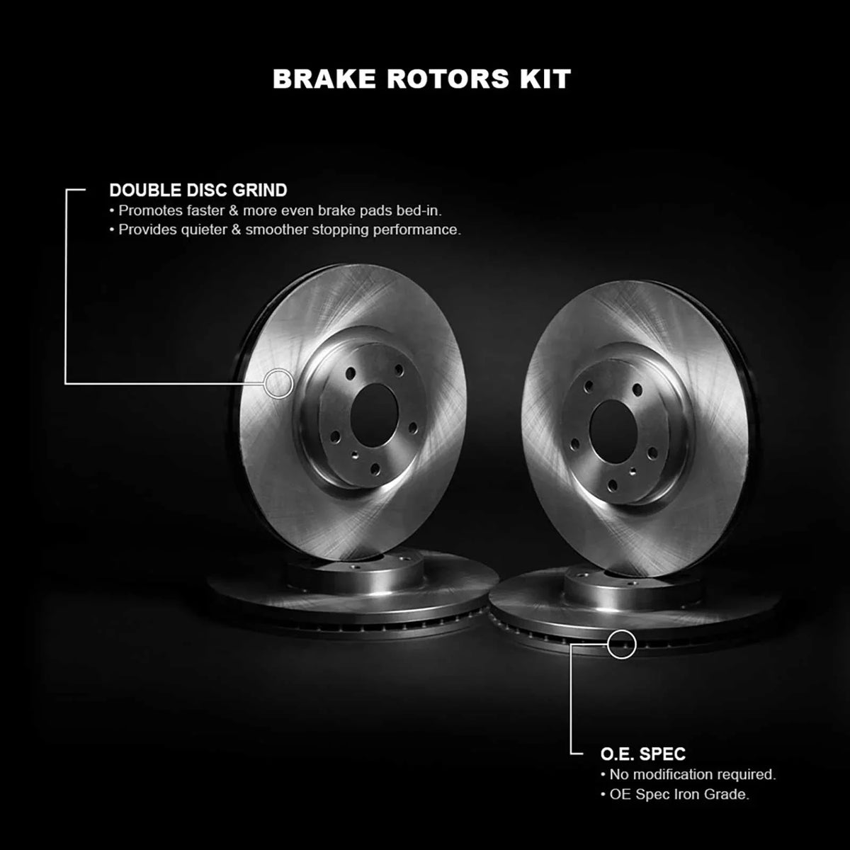 Concepts Wfpn2 54100  Concepts Brake Rotor Blank Fits select: 2013-2014  - , 2017  -
