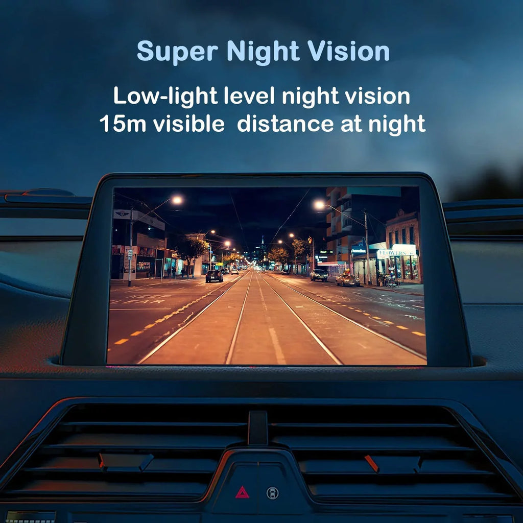 Backup Camera License Plate  Night Vision Rear View 170° Angle Waterproof Compatible with Pioneer Car Radio -100BT - -160BT  -120BT -210EX -2550NEX