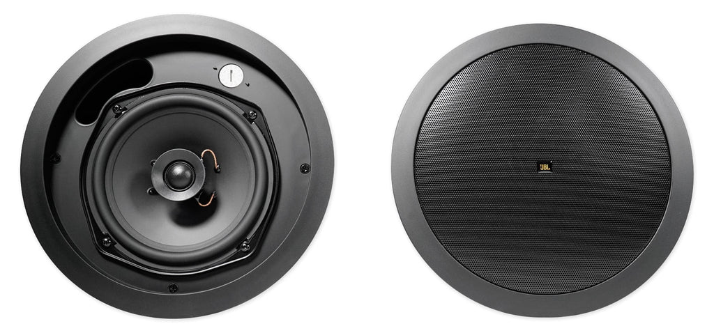 4-Zone Matrix Multi Room 70v Audio System w/ (10)  Black Ceiling Speakers