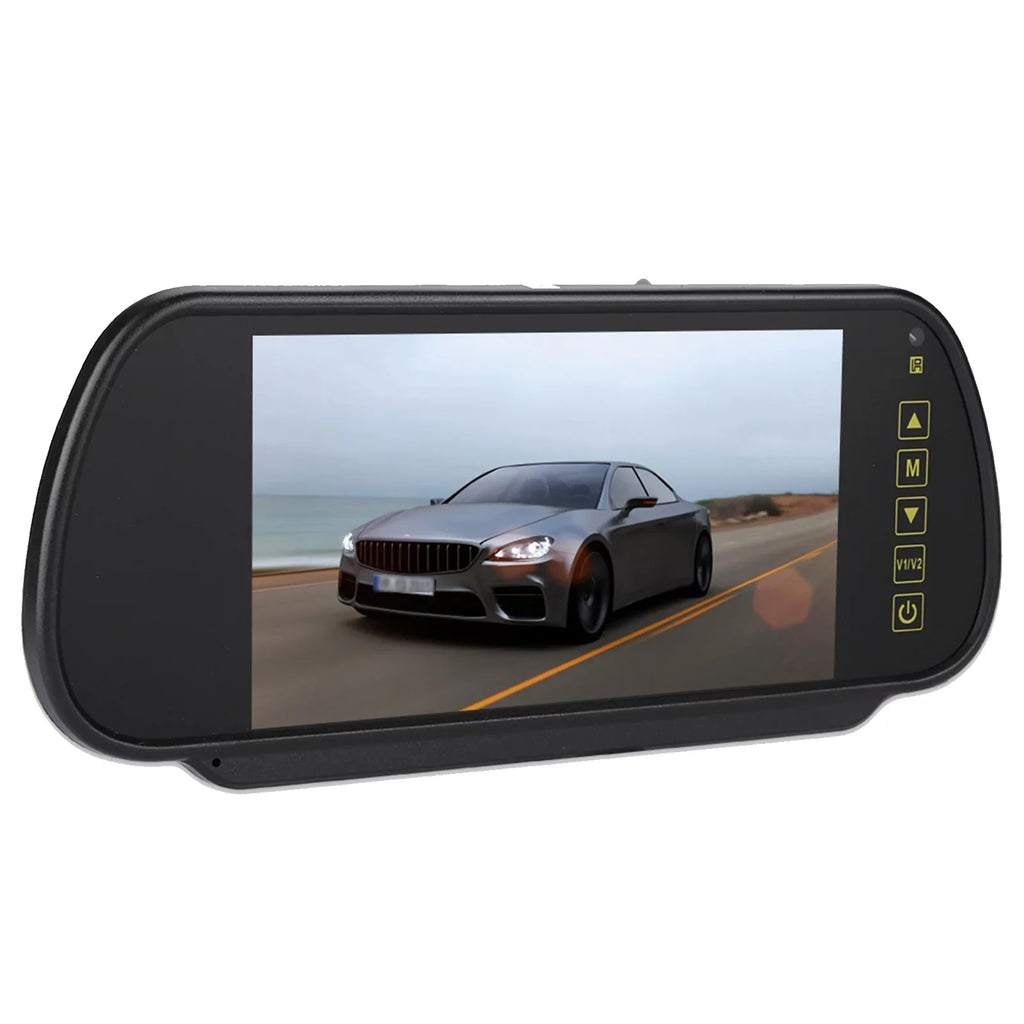 Durlclth Rearview Mirror-7inch Car Rearview Mirror  Auto Dimming Monitor Rear View Camera With Bracket