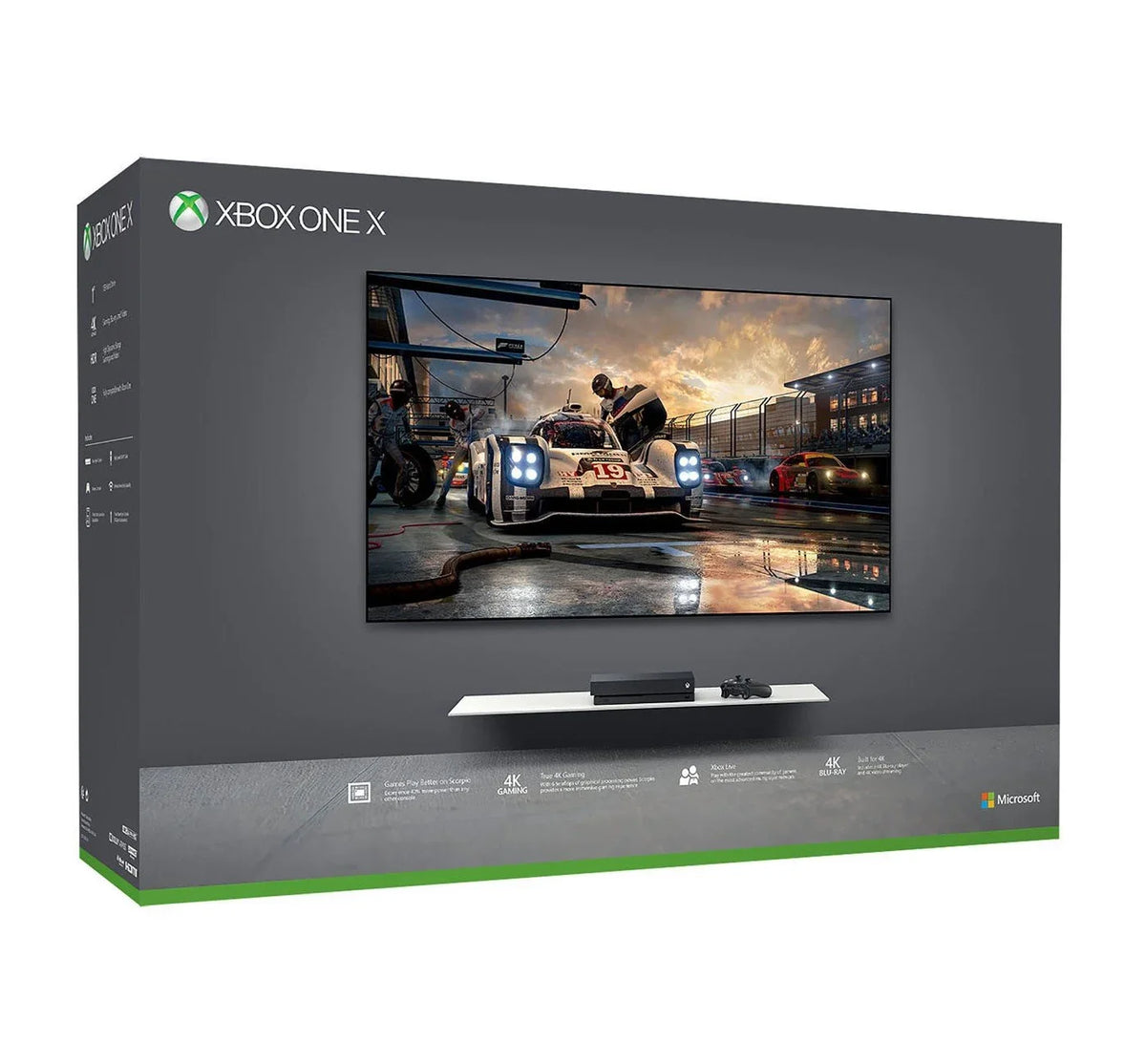 Pre-Owned Microsoft Xbox One  1TB Black Gaming Console With 2 Controller +  Earbuds With Microphone   Bundle (Refurbished: Like New)