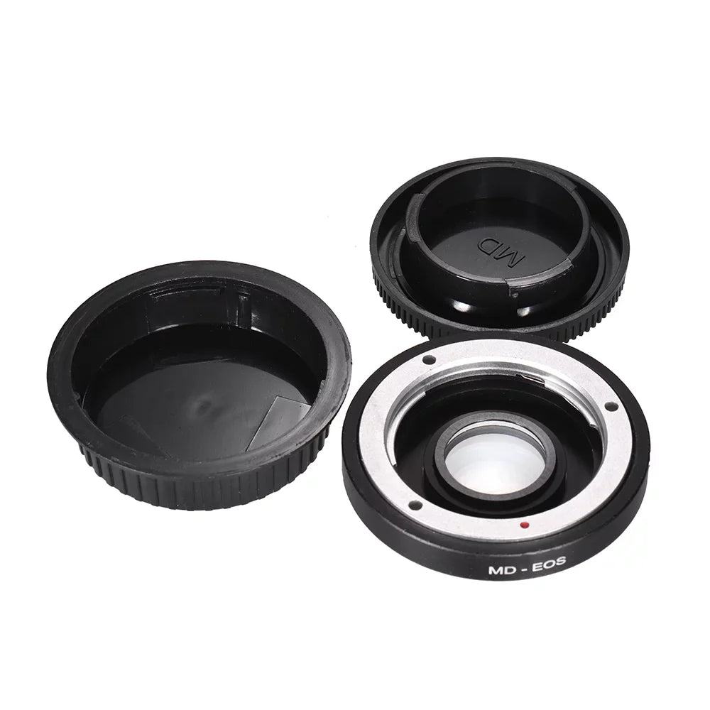 Suzicca - Lens Mount Adapter Ring with Corrective Lens for Minolta  Lens to Fit for Canon  Camera Focus Infinity