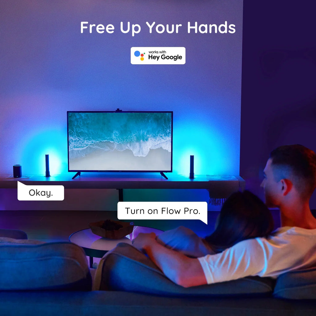 Govee New Flow Pro  Light Bar with Camera, for  and  Ambient Lighting, Music and Video Sync Feature,  Light Bar