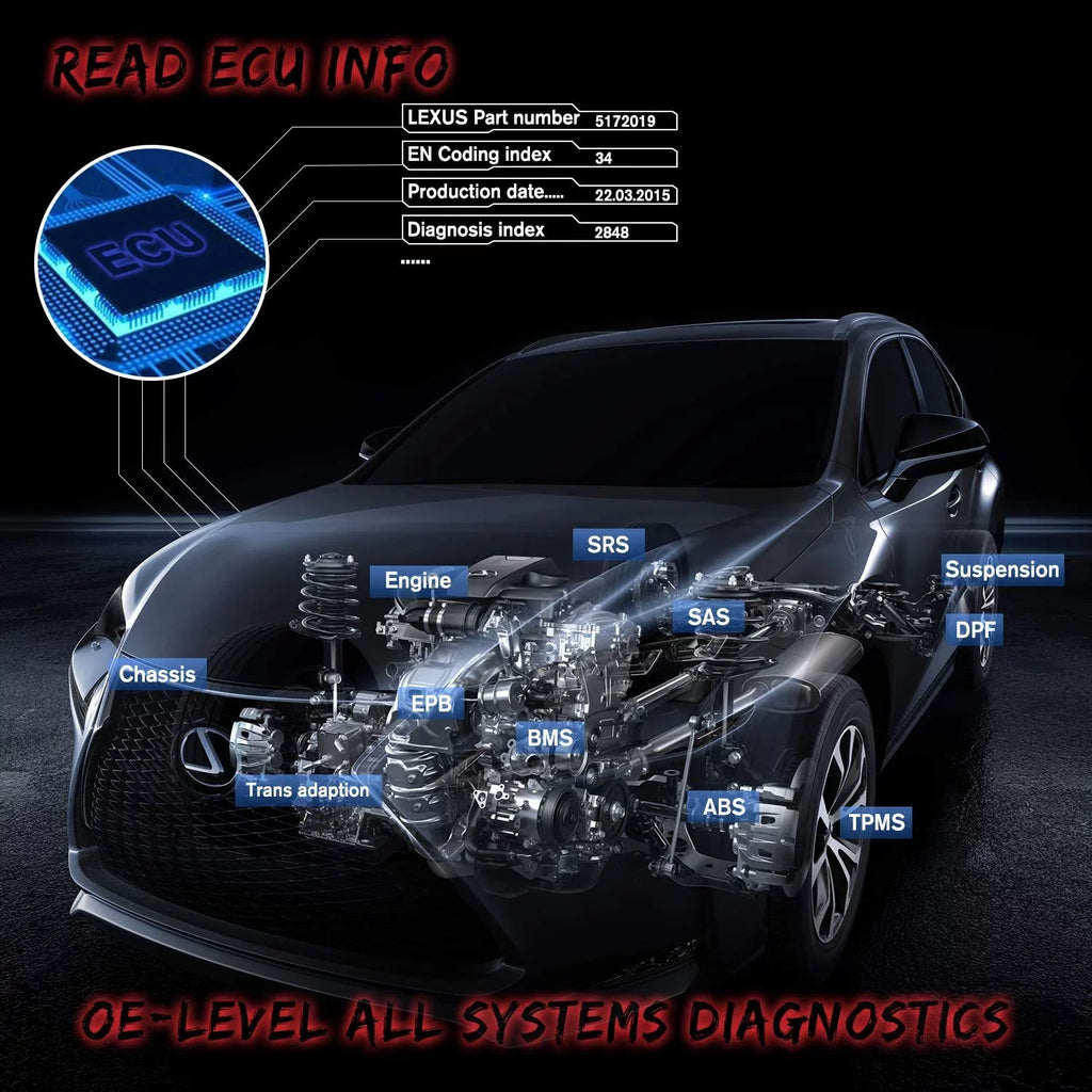 Autel Scanner MaxiDAS  Auto Diagnostic Scan Tool, Upgrade of  ,Same as , Bi-directional Control