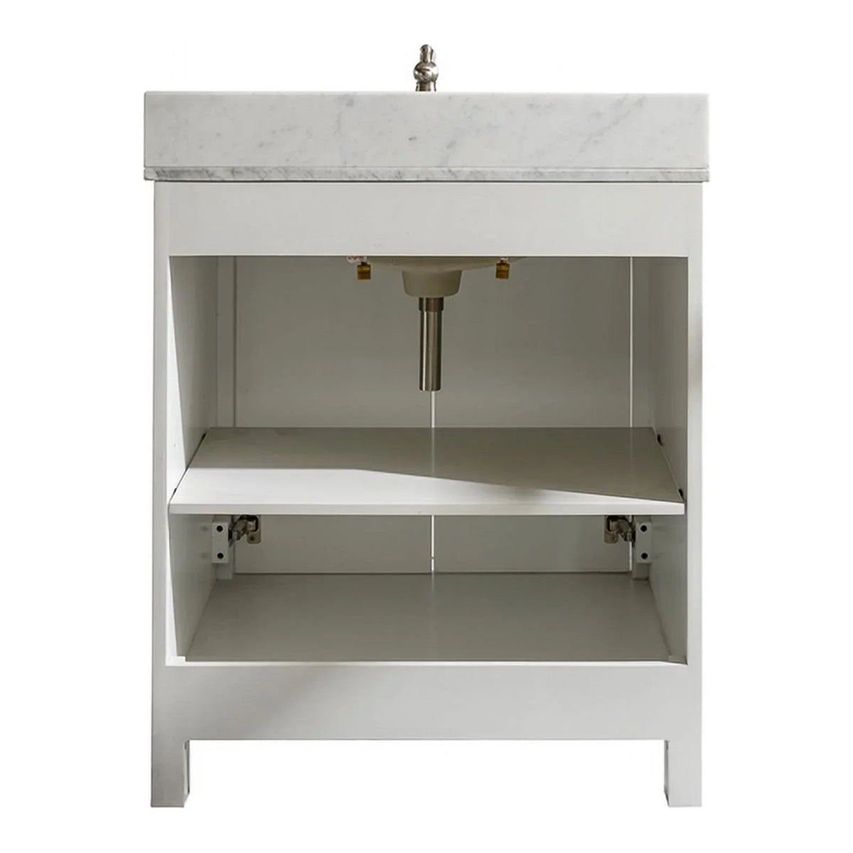 Legion Furniture 30" Contemporary /Veneer Wood Sink Vanity Cabinet - White